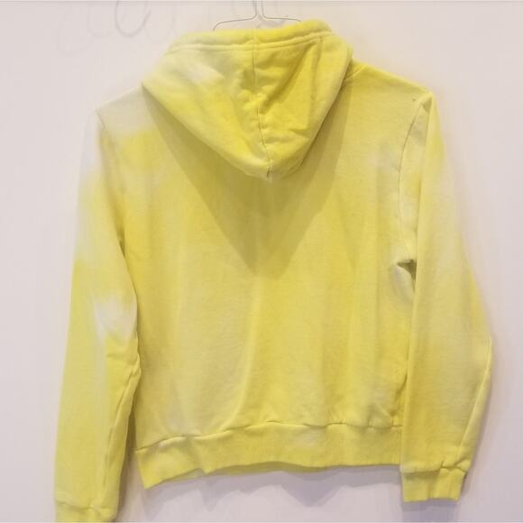 90 Degree Kid's Yellow Hoodie Sweatshirt Size M - Picture 5 of 6